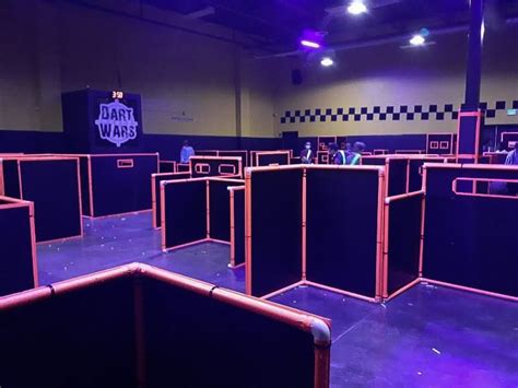 Dart wars - Since 1969, Nerf has been a childhood favorite, thanks to its extensive line of dart guns, balls, and other foam toys. While Nerf products have gotten bigger and better since their inception, so have the ways to use them, which now includes epic indoor Nerf gun arenas, like Dart Wars in Colorado: Located in …